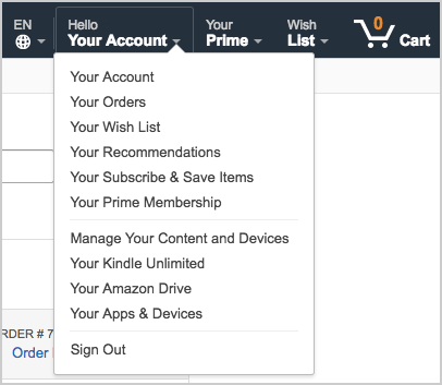 Amazon screenshot 1