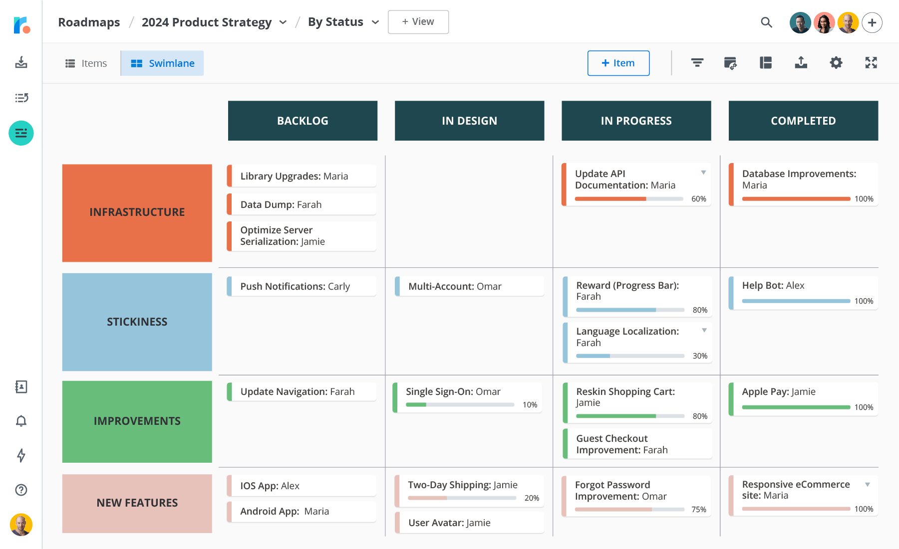 Roadmunk Product Roadmap Software Roadmap Tool   Homepage Sw 