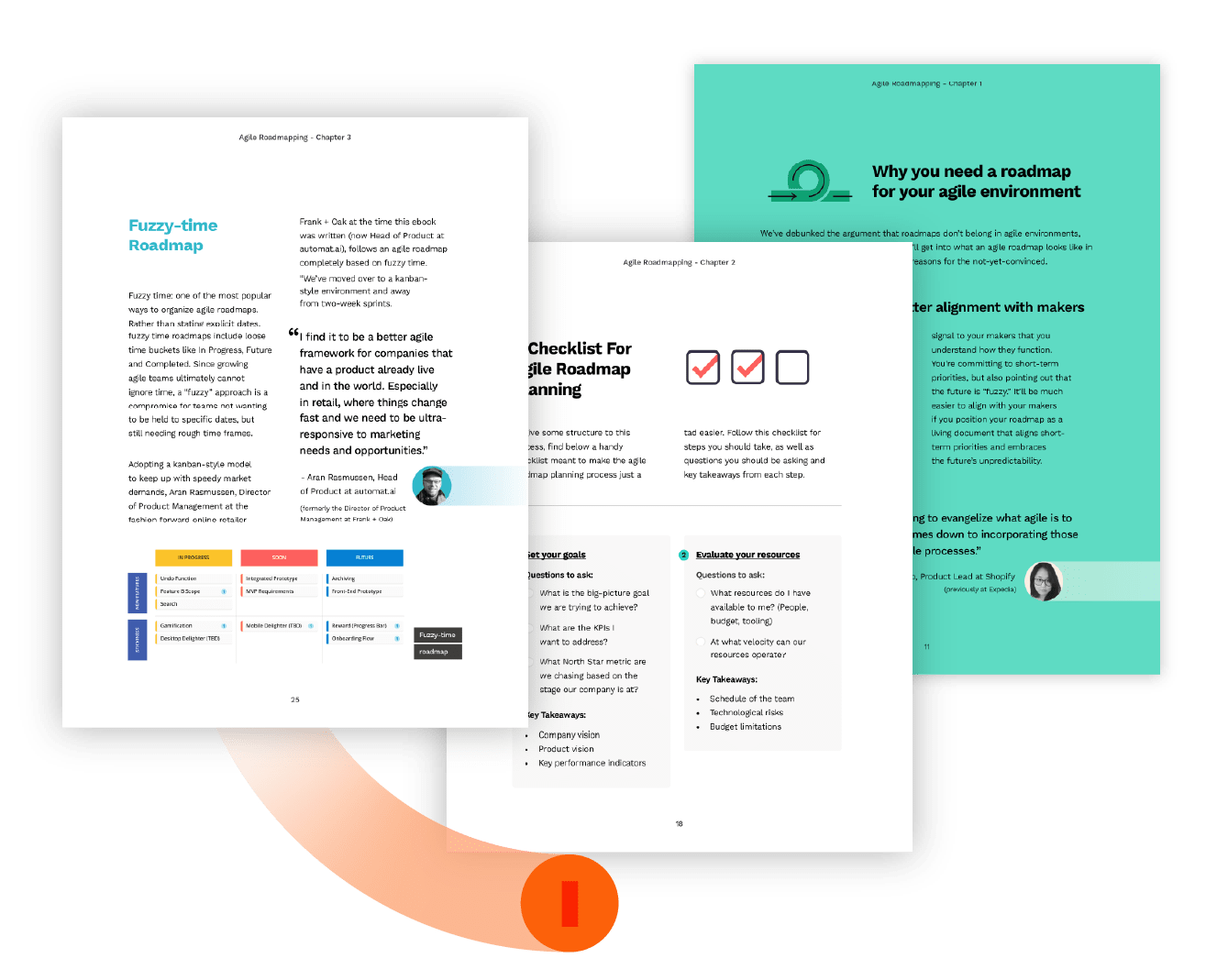 page spreads from agile ebook