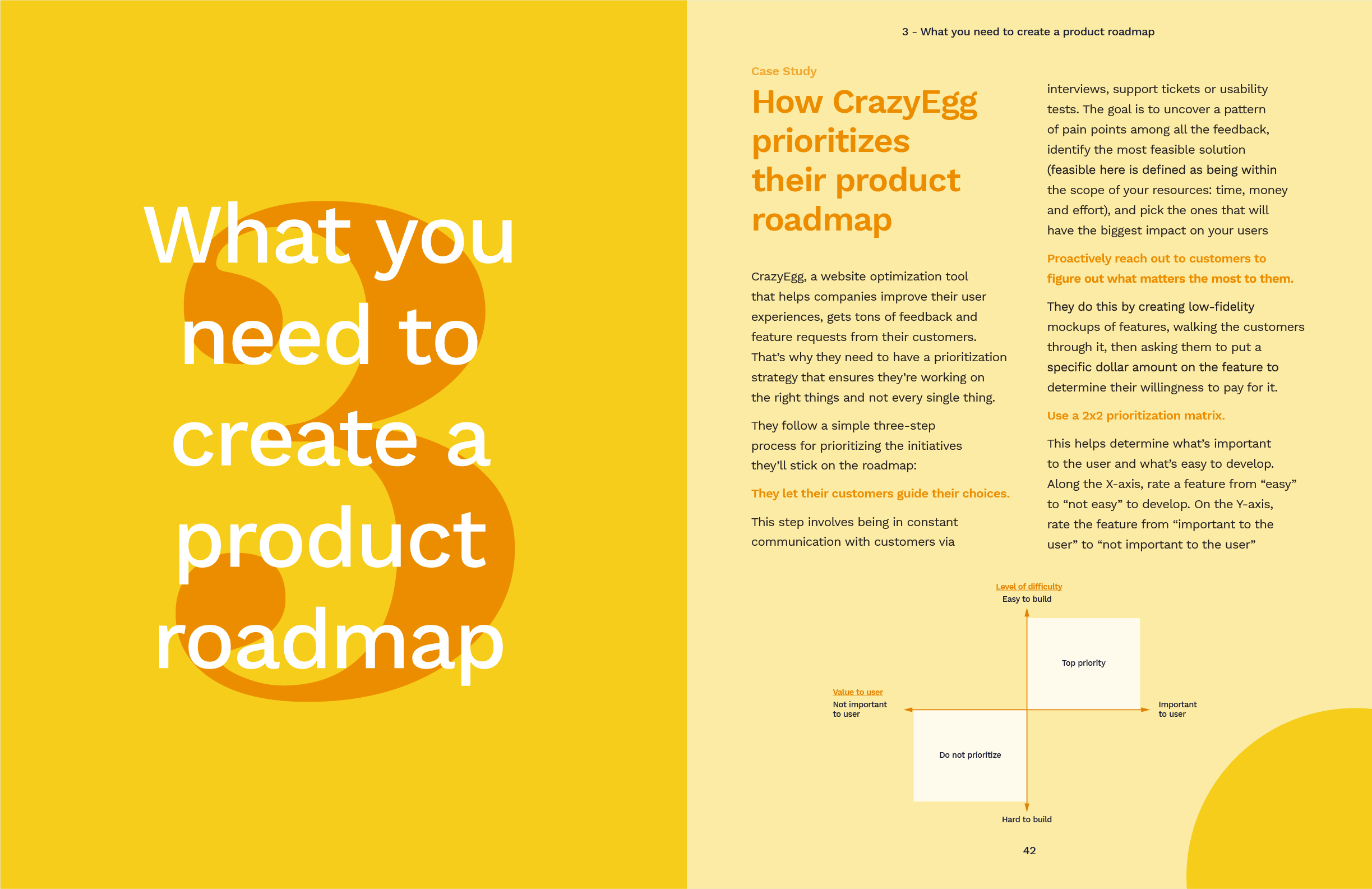Chapter three: what you need to create a product roadmap